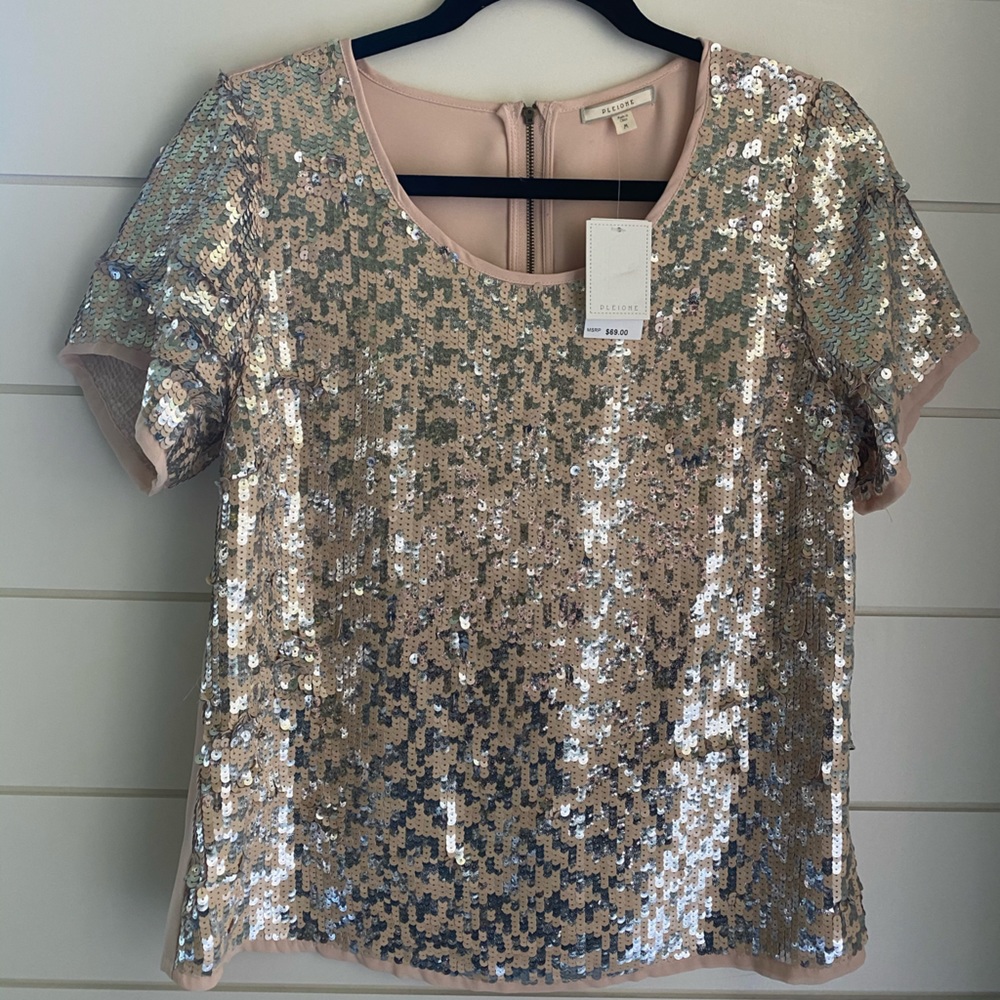 Shiny Darling Sequined Top